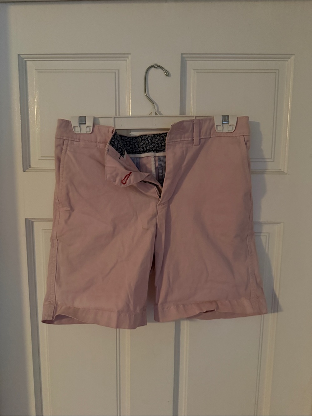 Men’s Pink Cotton Casual Shorts
